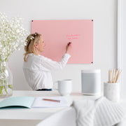 Pastel Dry Erase Work From Home Notice Board