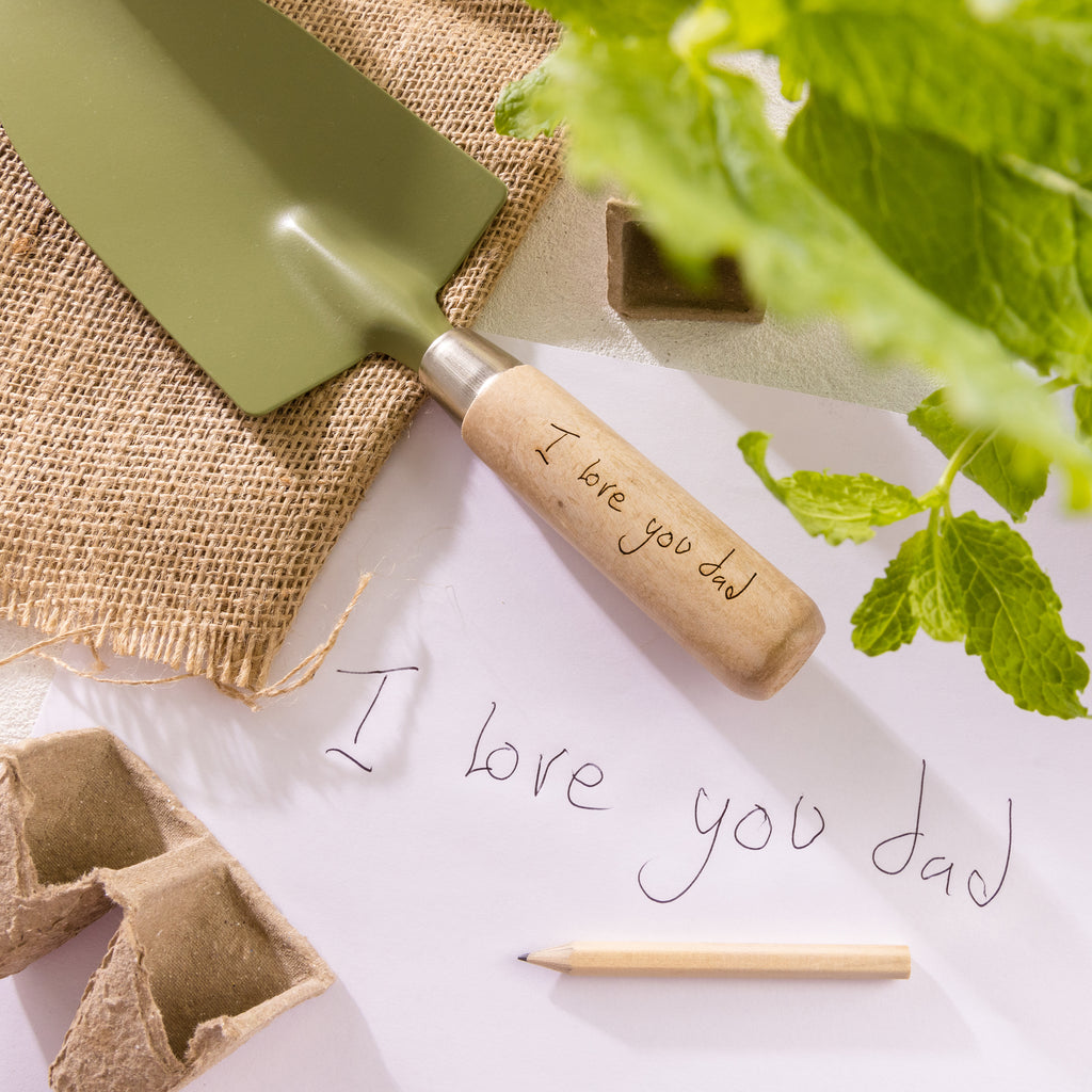 Personalised Father's Day Handwriting Gardening Trowel