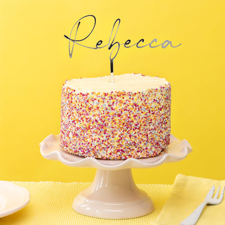 Personalised Decorative Name Cake Topper