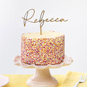 Personalised Decorative Name Cake Topper