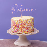 Personalised Decorative Name Cake Topper