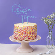 Personalised Decorative Birthday Age Cake Topper