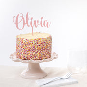 Personalised Acrylic Cake Topper