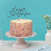 Personalised Decorative Christening Cake Topper
