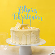 Personalised Christening Cake Topper
