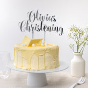 Personalised Christening Cake Topper