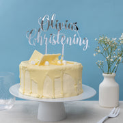 Personalised Christening Cake Topper