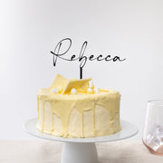Personalised Decorative Name Cake Topper