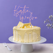 Personalised Decorative Birthday Age Cake Topper