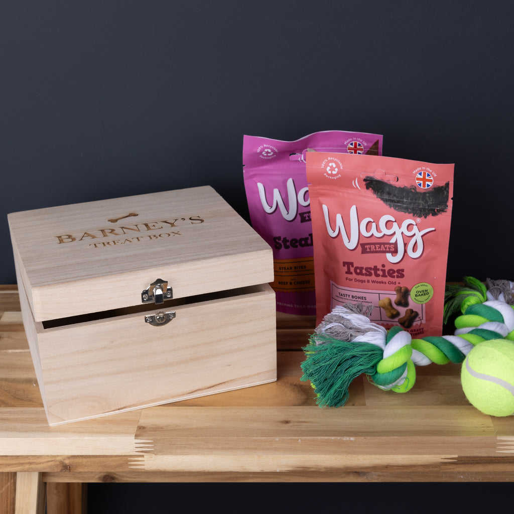 Personalised Dog Treat Box
