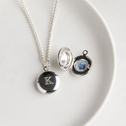Personalised Mini Round Locket With Photo