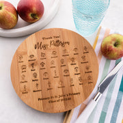 Thank You Teacher Class Drawing Chopping Board