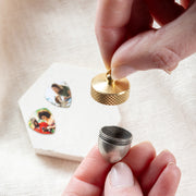 Personalised Acorn Photo Keyring For Her