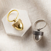 Personalised Acorn Photo Keyring For Her