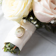 Personalised Vintage Oval Wedding Bouquet Locket
