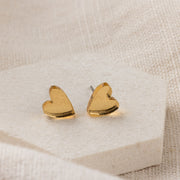 Personalised Mother's Day Acrylic Heart Stud Earrings