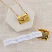 Personalised Mother's Day Envelope Locket And Message