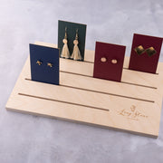 Birch Plywood Flat Display Stand With Branding