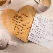 Personalised Mother's Day Handwriting Recipe Board