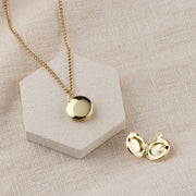 Personalised Mini Round Locket With Photo