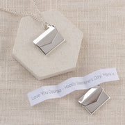 Personalised Mother's Day Day Plain Secret Message Locket