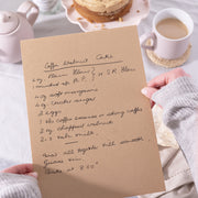 Personalised Handwriting Recipe A4 Print Or Digital Download