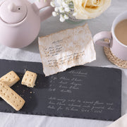 Personalised Handwriting Recipe Serving Slate Board For Her