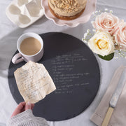 Personalised Handwriting Recipe Serving Slate Board