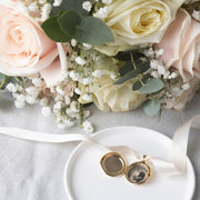 Personalised Round Wedding Bouquet Photo Locket