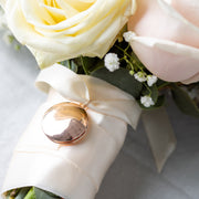 Personalised Round Wedding Bouquet Photo Locket