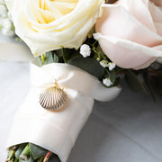 Personalised Sea Shell Wedding Bouquet Photo Locket