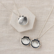 Personalised Sea Shell Locket Necklace