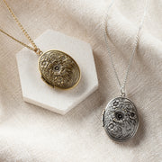 Personalised Vintage Oval Photo Locket