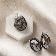 Personalised Vintage Oval Photo Locket