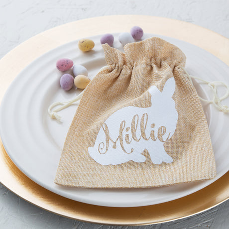 Personalised Easter Jute Bag