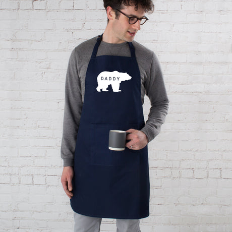 Personalised Daddy Bear Father's Day Apron