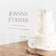 Personalised Acrylic Wedding Seating Plan