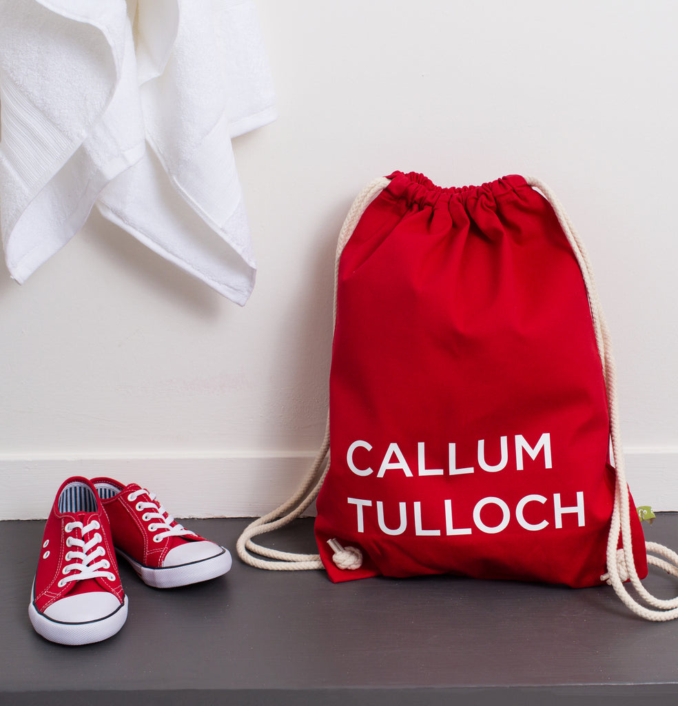 Personalised School Kit Bag