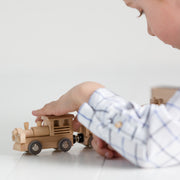 Personalised Wooden Birthday Train Set