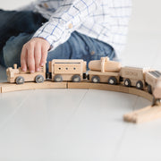 Personalised Wooden Birthday Train Set