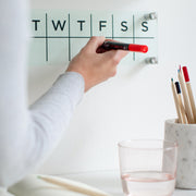 Acrylic Weekly Desk Wall Calendar