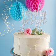 Personalised Classic Star Couples Cake Topper