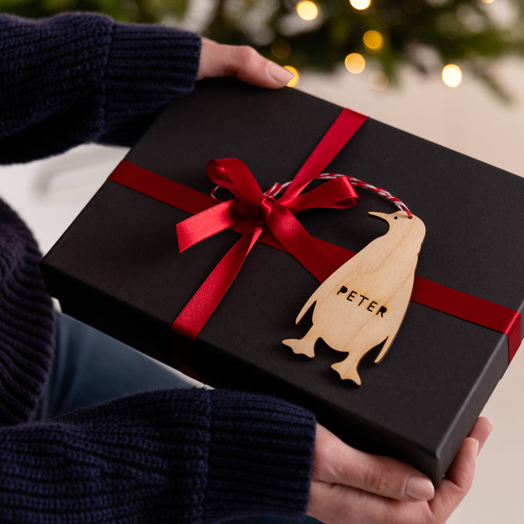 Personalised Wooden Christmas Gift Tag