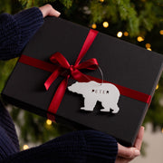 Personalised Polar Bear Christmas Decoration