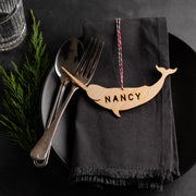 Personalised Wooden Christmas Place Setting