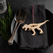 Personalised Wooden Christmas Place Setting