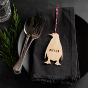 Personalised Wooden Christmas Place Setting