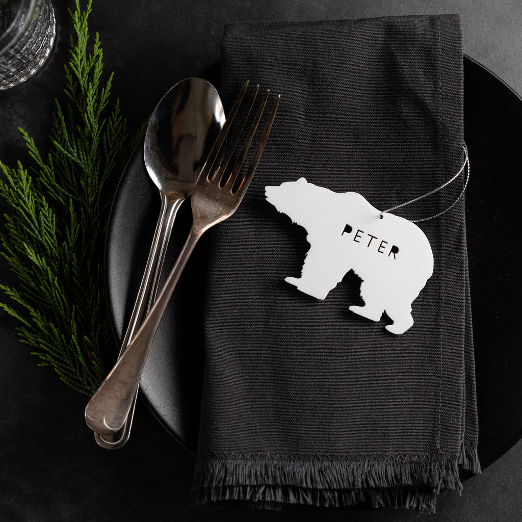 Personalised Polar Bear Christmas Decoration