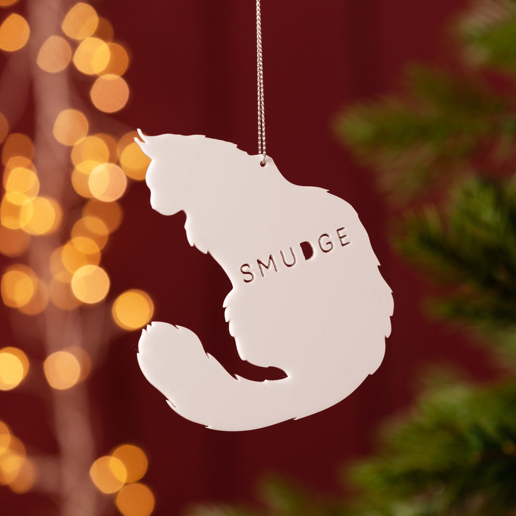 Personalised Memorial Acrylic Pet Christmas Decoration