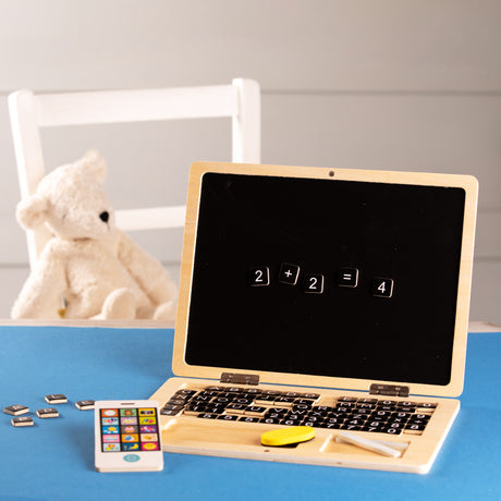 Personalised Wooden Laptop Toy